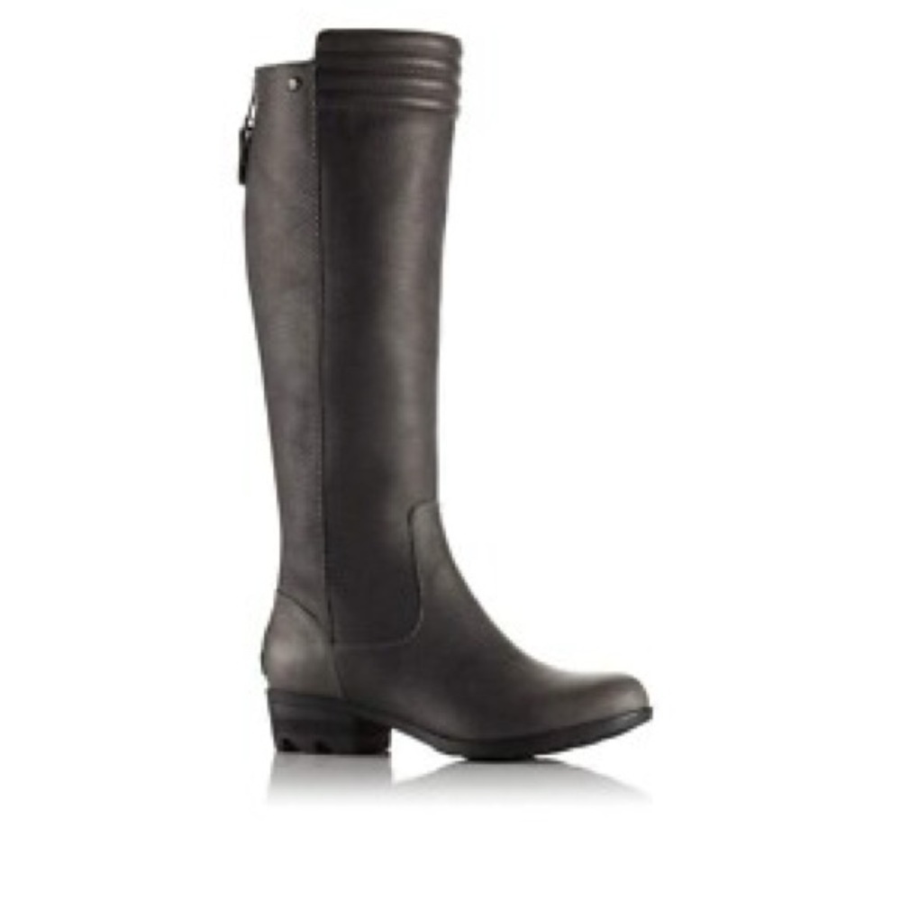Sorel Women's Quarry Danica Tall Boot Dark Gray